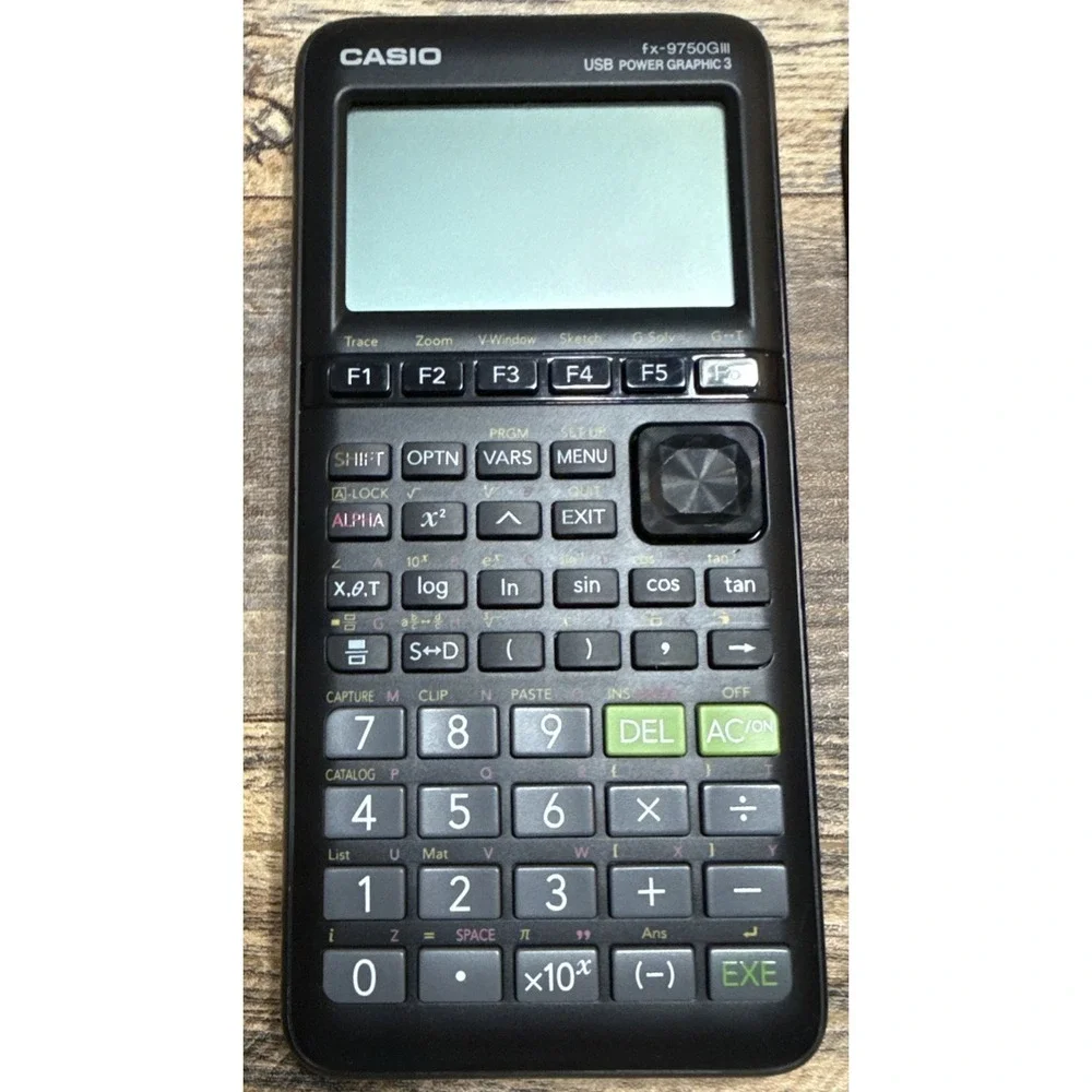 Casio FX-9750GIII Graphing Calculator - Black - Works